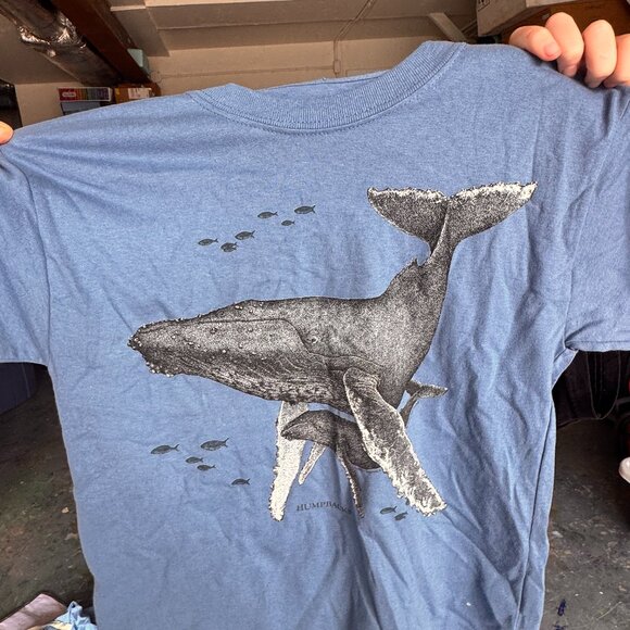 Humpback Whale Tshirt- YM - Picture 1 of 1